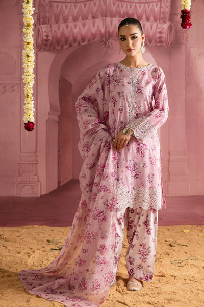 3 Piece Stitched Chikankari Embroidery Suit - Ready To Wear