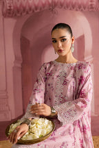 3 Piece Stitched Chikankari Embroidery Suit - Ready To Wear