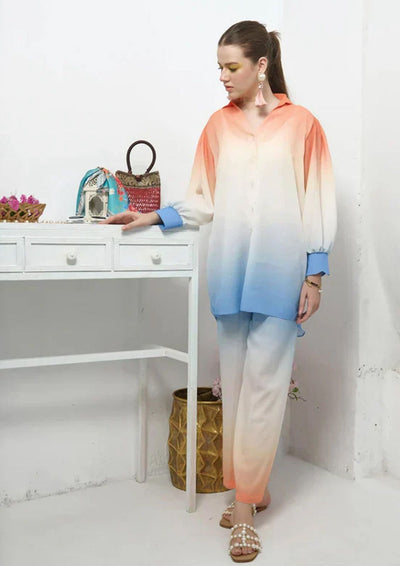 3 Piece Stitched Cord-Set Ready To Wear