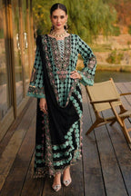 3 Piece Stitched Lawn Suit - Ready To Wear
