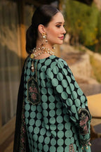 3 Piece Stitched Lawn Suit - Ready To Wear