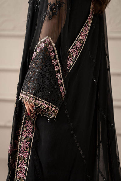 3 Piece Stitched Chiffon Suit - Ready To Wear