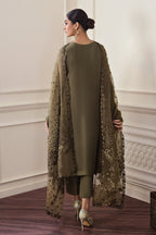 3 Piece Stitched Chiffon Suit - Ready To Wear