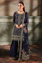3 Piece Stitched Chiffon Suit - Ready To Wear