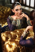 3 Piece Stitched Chiffon Suit - Ready To Wear