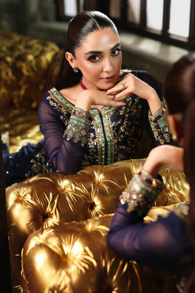 3 Piece Stitched Chiffon Suit - Ready To Wear