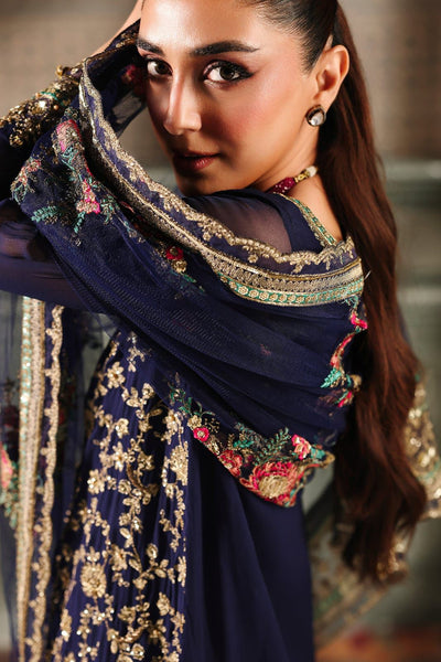 3 Piece Stitched Chiffon Suit - Ready To Wear