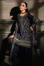 3 Piece Stitched Chiffon Suit - Ready To Wear
