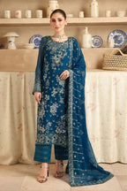 3 Piece Stitched Chiffon Suit - Ready To Wear