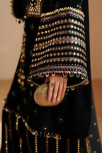 3 Piece Stitched Velvet Suit - Ready To Wear