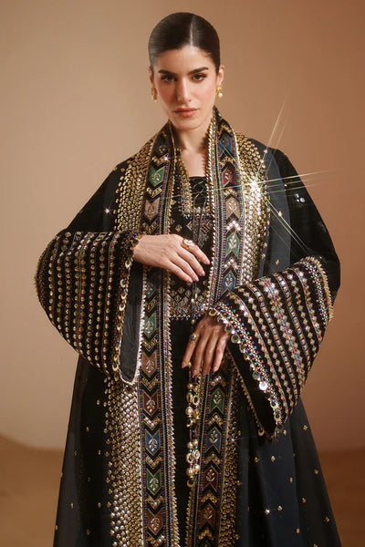 3 Piece Stitched Velvet Suit - Ready To Wear