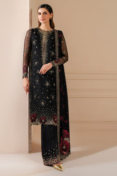 3 Piece Stitched Chiffon Suit - Ready To Wear