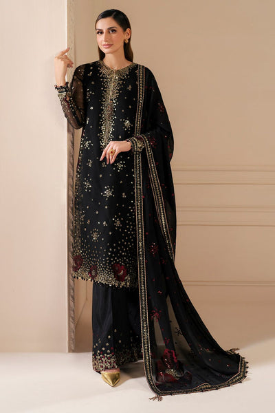 3 Piece Stitched Chiffon Suit - Ready To Wear