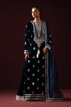 3 Piece Stitched Velvet Wedding Suit - Ready To Wear