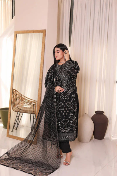 3 Piece Organza Regal Aura-Ready To Wear