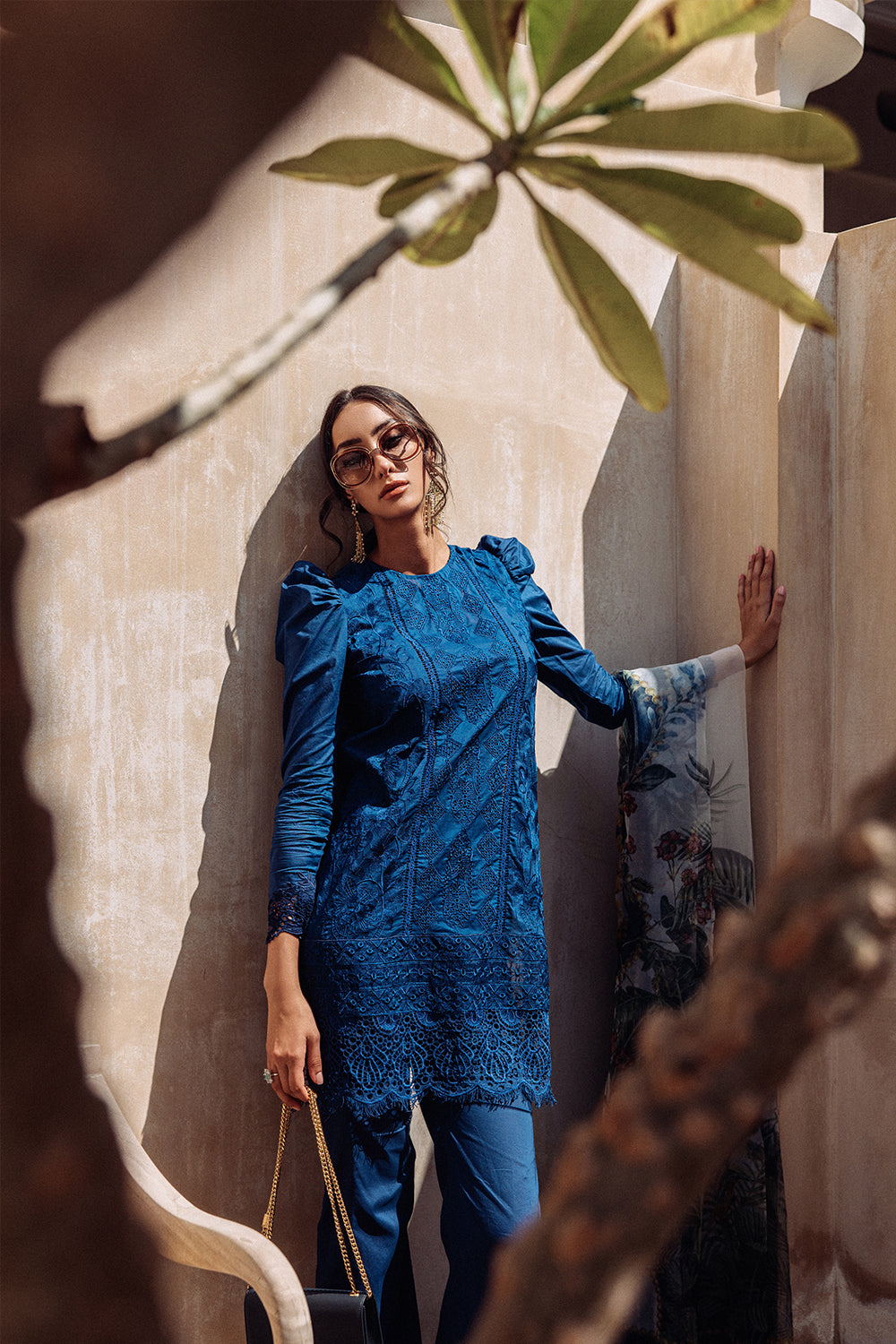 3 Piece Stitched Lawn Suit - Ready To Wear