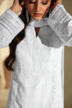 03-Piece Pure Chiffon Suit With Embroidered - Ready To Wear