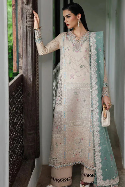 Ivory Sage Chikankari - Lawn Suit With Chikankari Dupatta | Ready To Wear