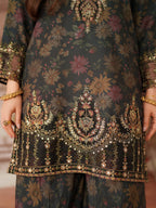3 Piece Stitched Embroidered Lawn Suit - Ready To Wear