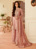 03-Piece Lawn Suit With Embroidery - Ready To Wear