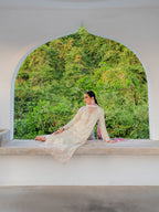 Ivory Schiffli Elegance - Embroidered Lawn Suit | Ready To Wear