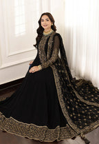 03-Piece Chiffon Maxi With Embroidery - Ready To Wear