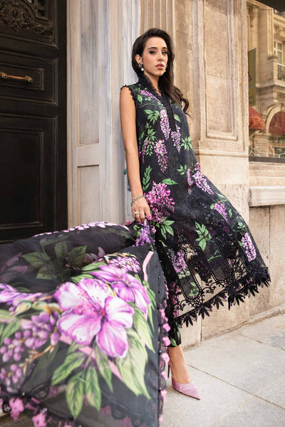 3 Piece Stitched Embroidery Lawn Suit - Ready To Wear