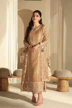 03-Piece Pure Chiffon Suit With Embroidered - Ready to Wear