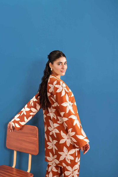 2 Piece Stitched Cotton Suit - Ready To Wear