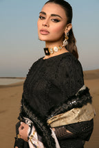 3 Piece Stitched Chikankari Embroidered Suit - Ready To Wear