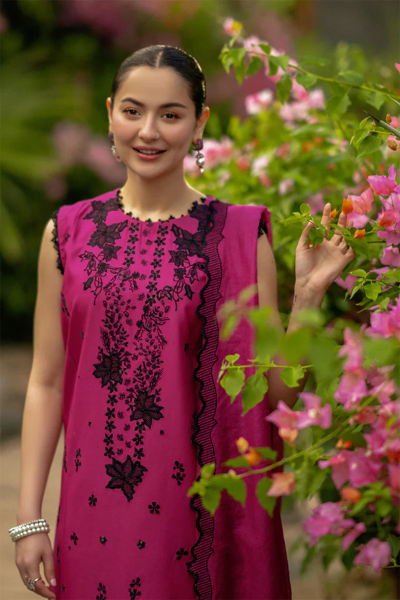 shocking pink lawn dress Margot Dress Bright Pink
