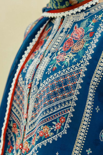 03-Piece Lawn Suit With Embroidery - Ready To Wear