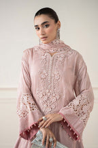 3 Piece Stitched Chiffon Embroidery Suit - Ready To Wear