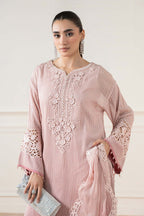3 Piece Stitched Chiffon Embroidery Suit - Ready To Wear