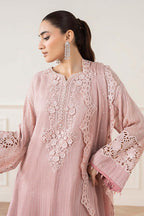3 Piece Stitched Chiffon Embroidery Suit - Ready To Wear