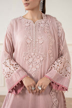 3 Piece Stitched Chiffon Embroidery Suit - Ready To Wear