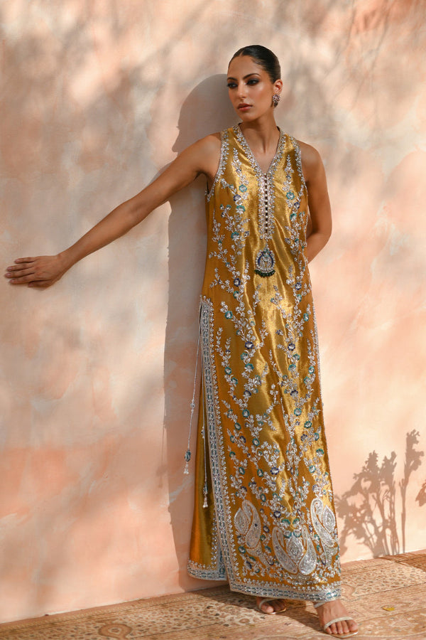 3 Piece Stitched Chiffon Luxury Suit - Ready To Wear