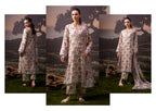 3 Piece Stitched Lawn Suit - Ready To Wear