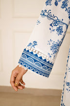 3 Piece Stitched Lawn Suit - Ready To Wear