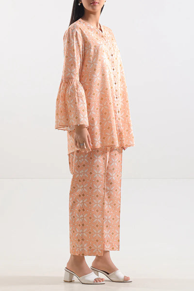 2 Piece Stitched Lawn Suit - Ready To Wear