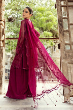 3 Piece Stitched Chiffon Suit - Ready To Wear