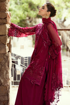 3 Piece Stitched Chiffon Suit - Ready To Wear