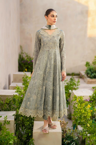 3 Piece Stitched Lawn Suit - Ready To Wear