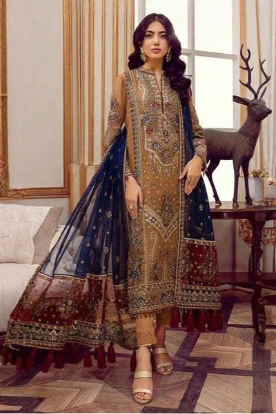 3 Piece Stitched Embroidery Suit - Ready To Wear