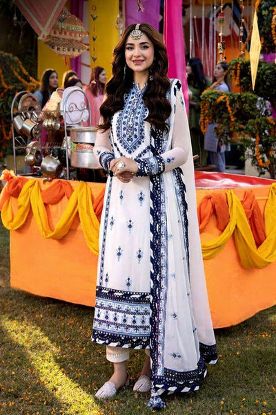 3 Piece Stitched Designer Dress - Ready To Wear