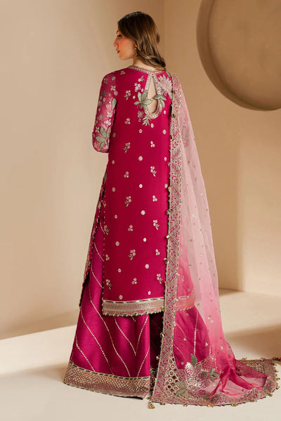 3 Piece Stitched Embroidered Suit - Ready To Wear