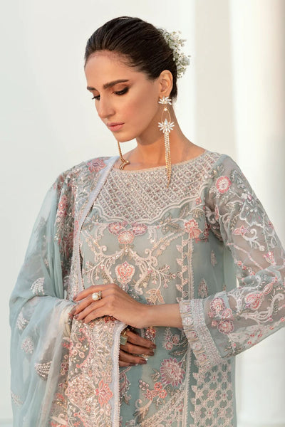 3 Piece Stitched Chiffon Suit for Bridal Wear - Ready To Wear