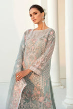 3 Piece Stitched Chiffon Suit for Bridal Wear - Ready To Wear