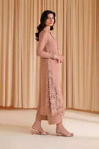 3 Piece Stitched Chiffon Suit - Ready To Wear