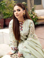 3 Piece Stitched Lawn Suit - Ready To Wear